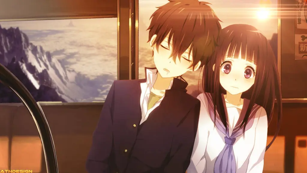 Pasangan romantis dalam anime Gambar pasangan romantis dari anime