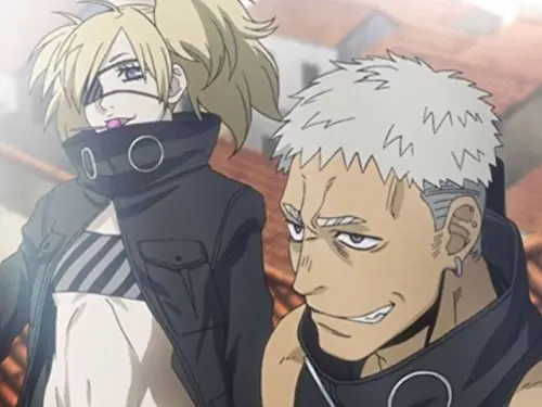 Adegan aksi menegangkan dari anime Gangsta.