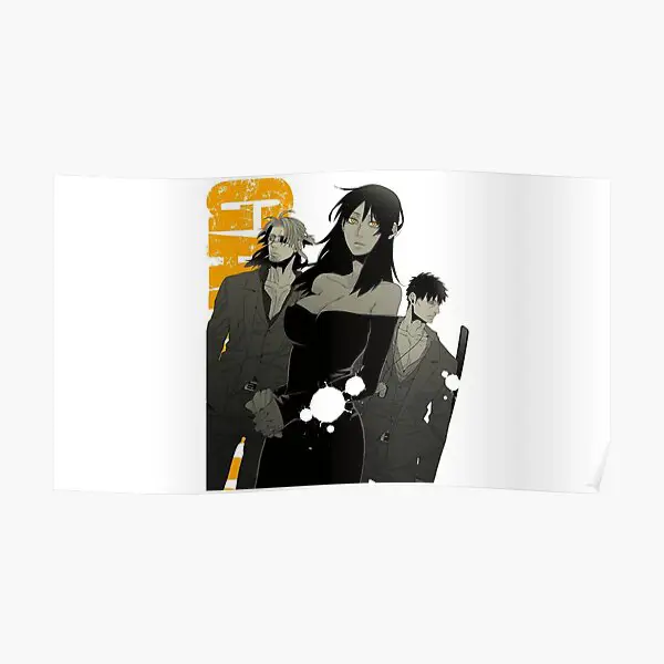 Poster anime Gangsta.