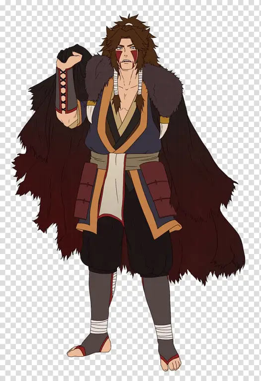 Ilustrasi karakter Kiba yang keren Ilustrasi karakter dari anime Kiba