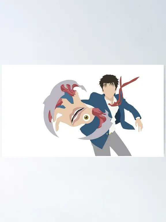 Poster resmi anime Kiseijuu Poster anime Kiseijuu