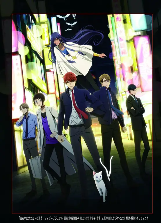 Karakter-karakter utama dalam anime Mayonaka no Occult Koumuin Karakter-karakter dalam anime Mayonaka no Occult Koumuin